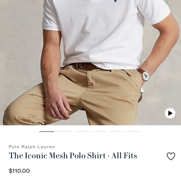 The Iconic Mesh Polo Ralph Lauren Shirt - Picture 2 of 4